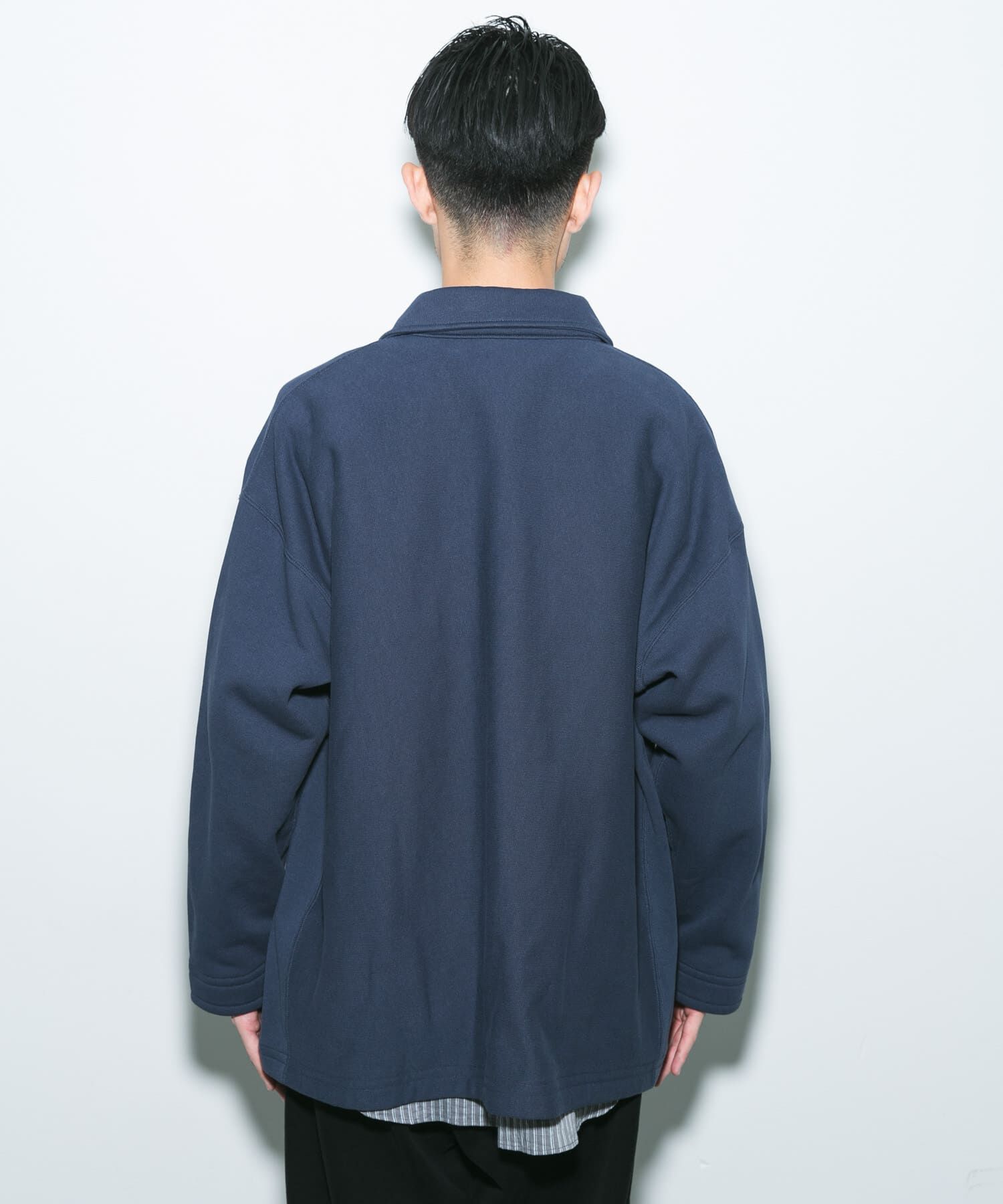 URBAN RESEARCH DOORS「『別注』Champion&times;DOORS　SWEAT COVERALL JACKET」|ノーカラーコート|