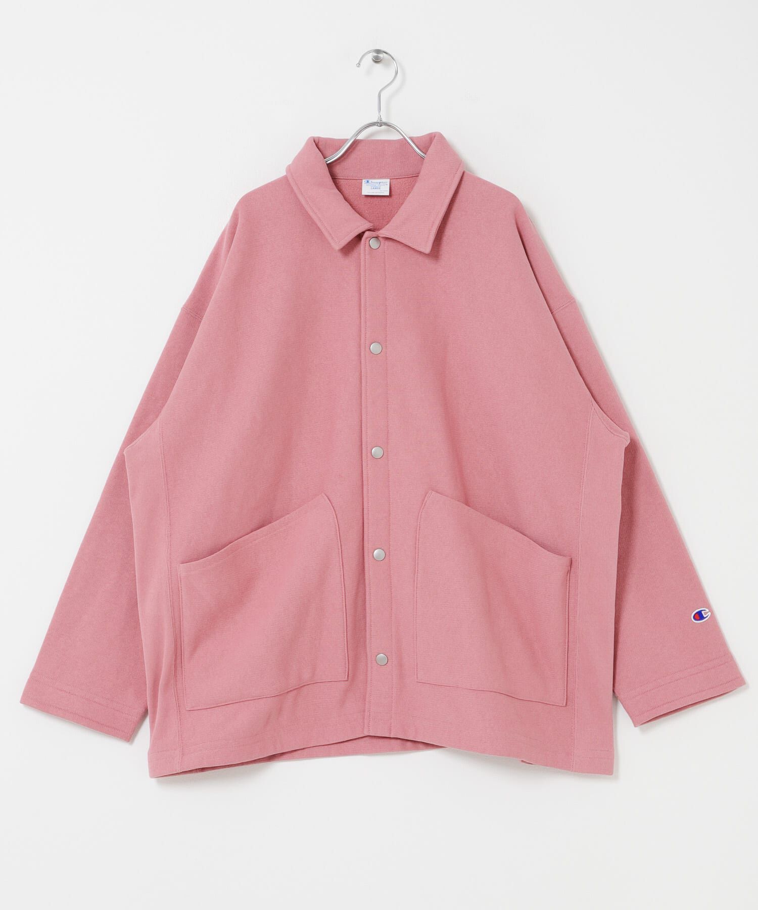 URBAN RESEARCH DOORS「『別注』Champion&times;DOORS　SWEAT COVERALL JACKET」|ノーカラーコート|