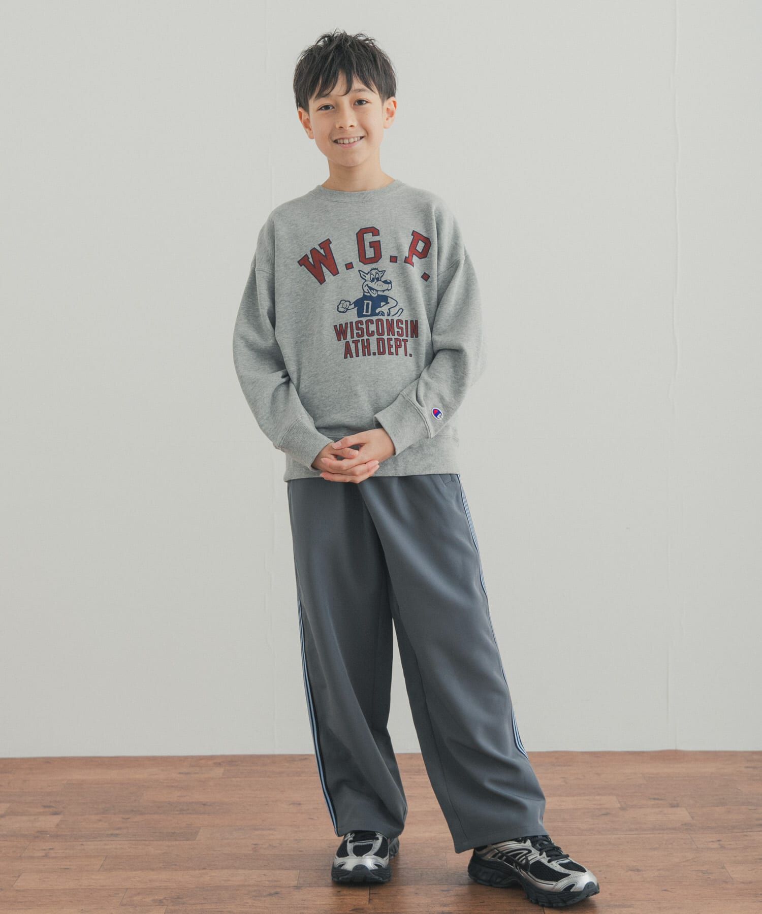 URBAN RESEARCH DOORS「『150サイズ』『別注』Champion&times;DOORS　アニマルプリント SWEATSHIRTS(KIDS)」|その他|