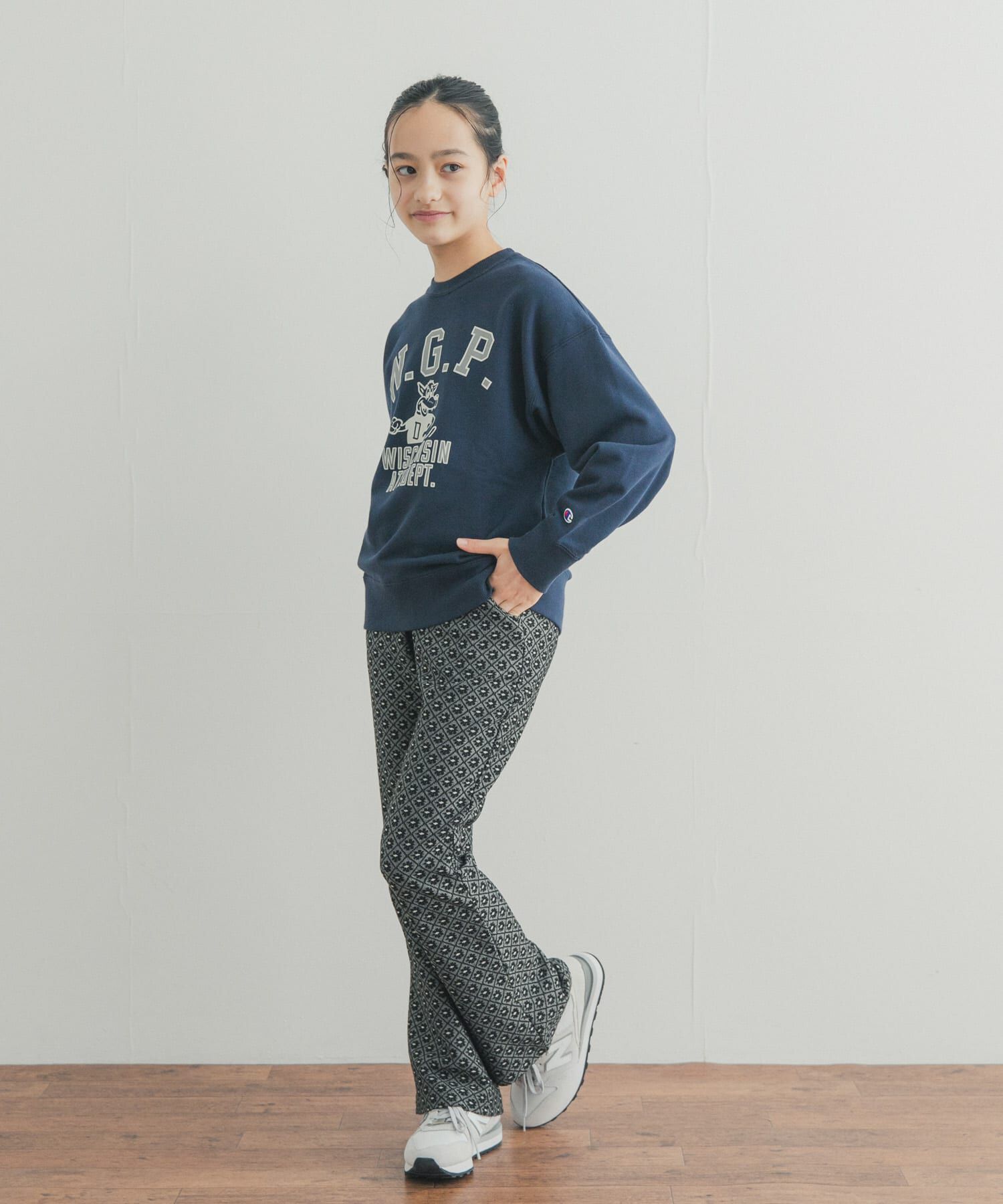 URBAN RESEARCH DOORS「『150サイズ』『別注』Champion&times;DOORS　アニマルプリント SWEATSHIRTS(KIDS)」|その他|