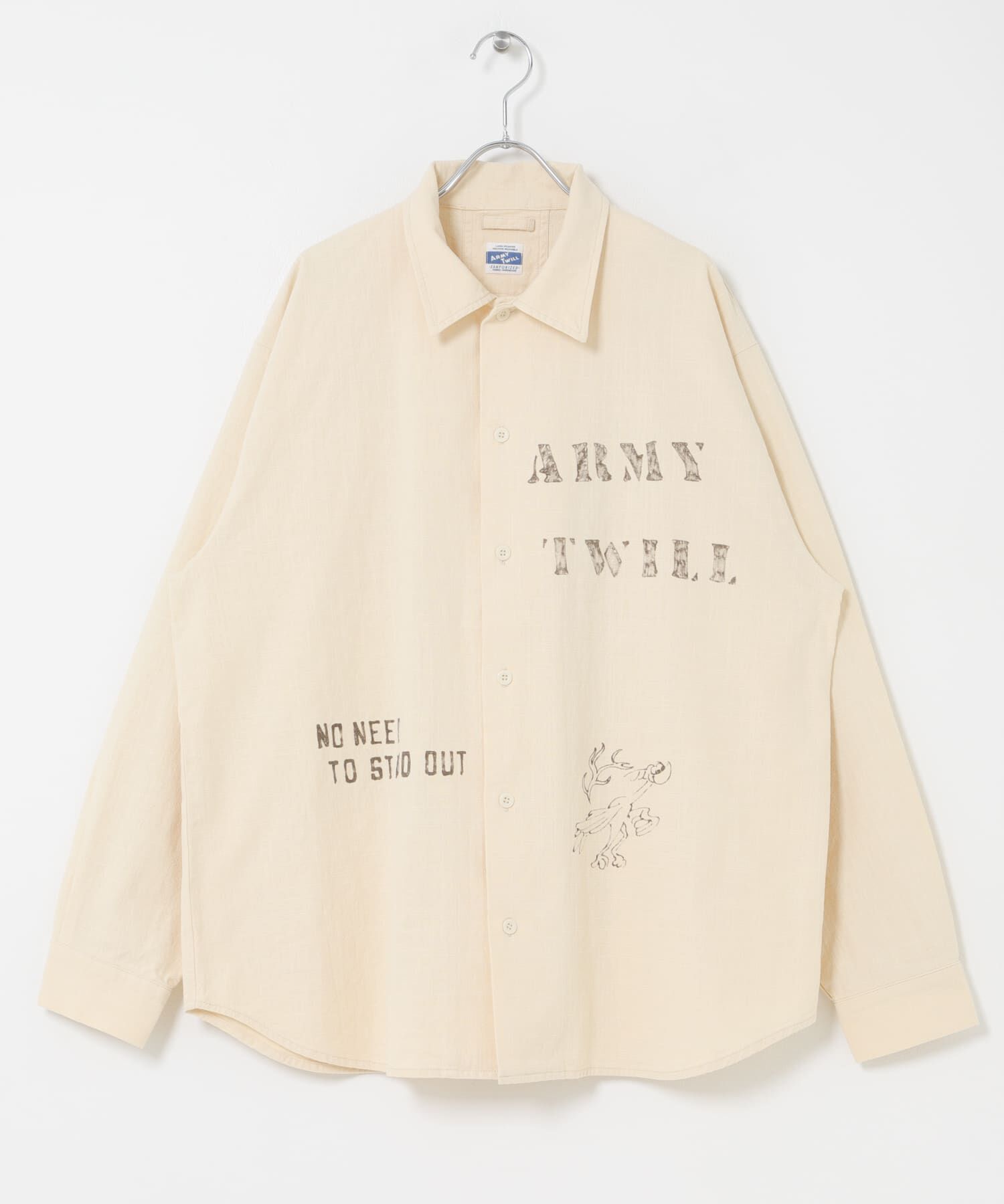 Sonny Label 「ARMY TWILL　Utility Shirts Print」|シャツ・ブラウス|