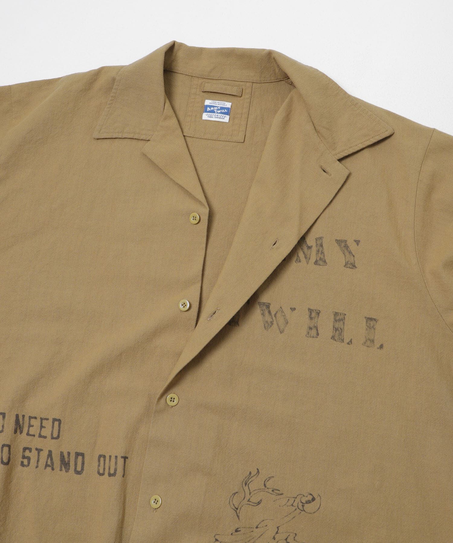 Sonny Label 「ARMY TWILL　Utility Shirts Print」|シャツ・ブラウス|