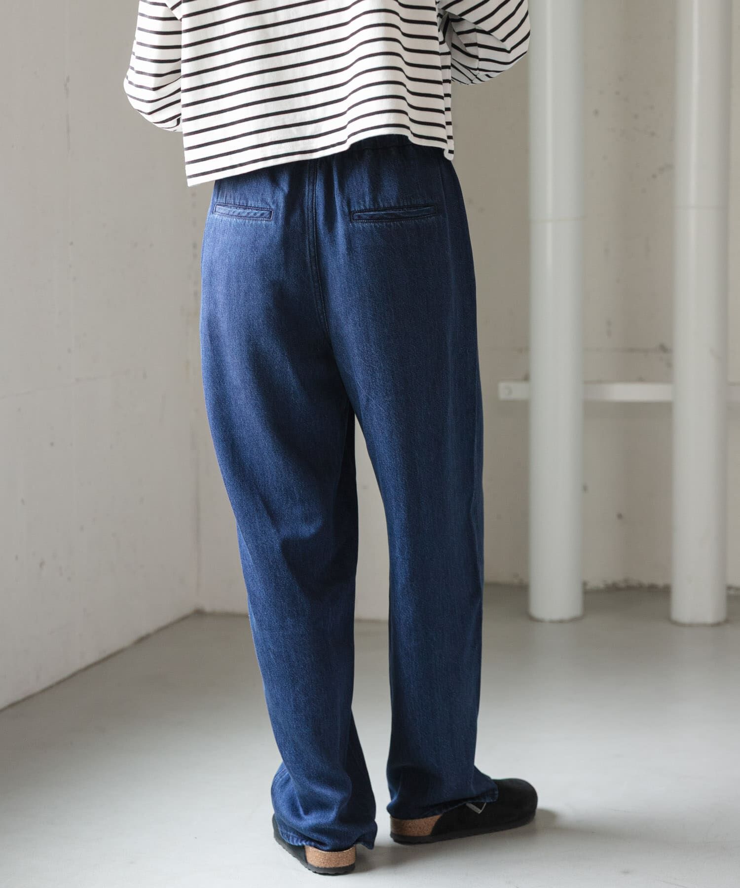 URBAN RESEARCH DOORS「FORK&SPOON　セルロースデニムイージーパンツ」|デニム|