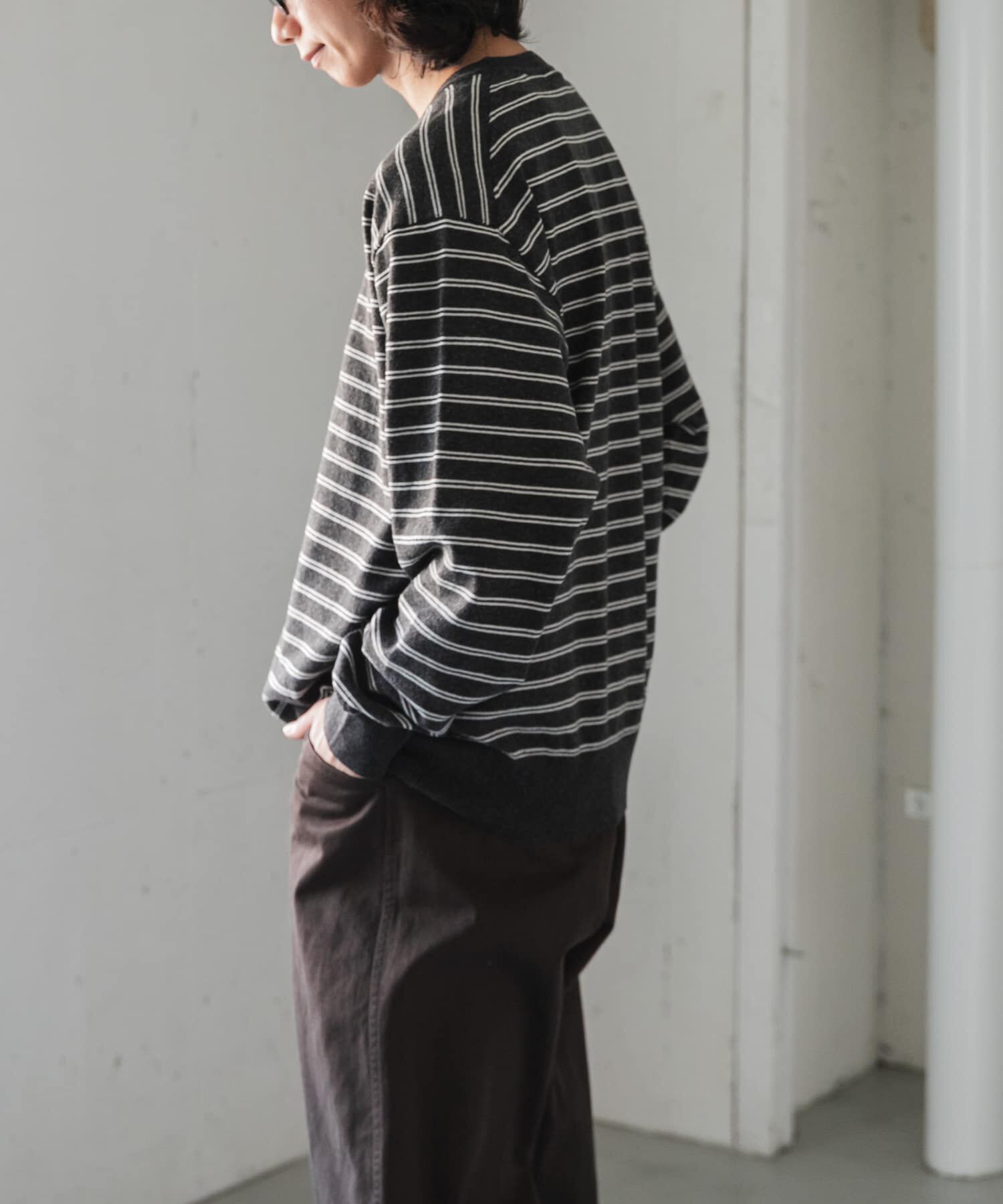 URBAN RESEARCH DOORS「FORK&SPOON　PROVORONE クルーネックニット」|ニット・セーター|