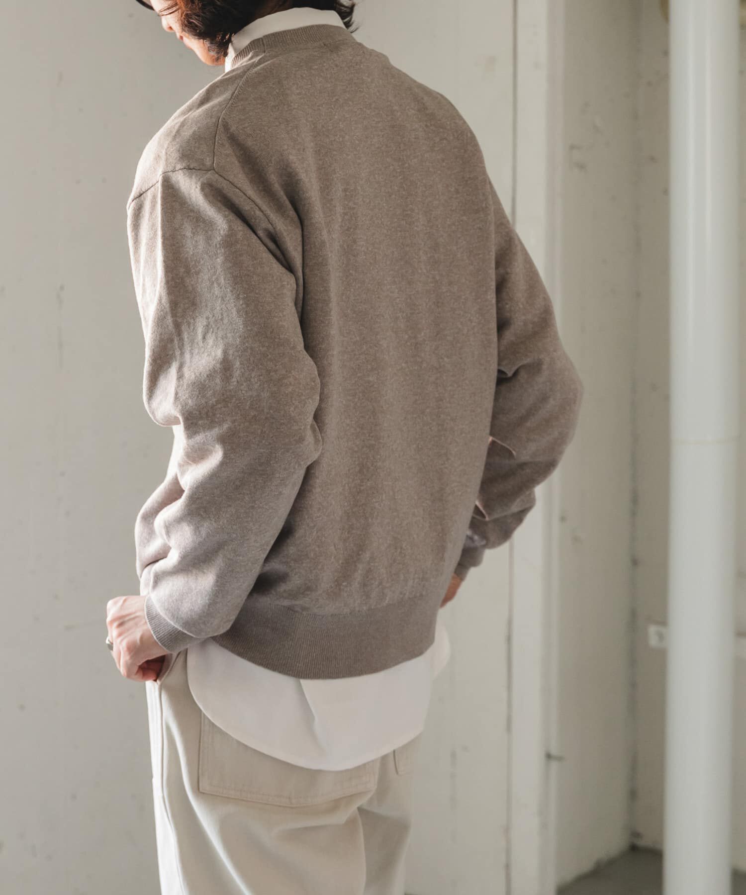 URBAN RESEARCH DOORS「FORK&SPOON　PROVORONE クルーネックニット」|ニット・セーター|