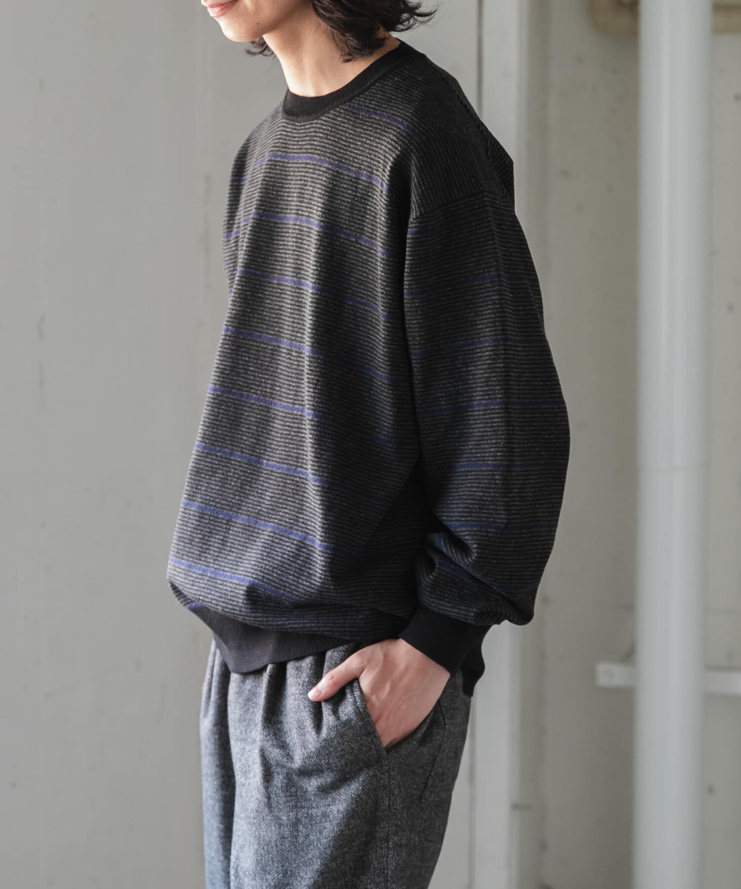 URBAN RESEARCH DOORS「FORK&SPOON　PROVORONE クルーネックニット」|ニット・セーター|
