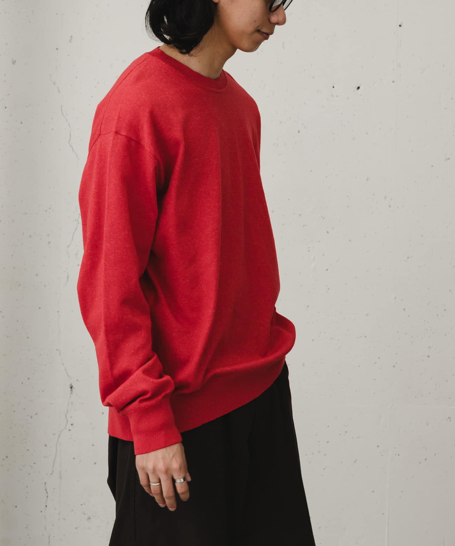 URBAN RESEARCH DOORS「FORK&SPOON　PROVORONE クルーネックニット」|ニット・セーター|