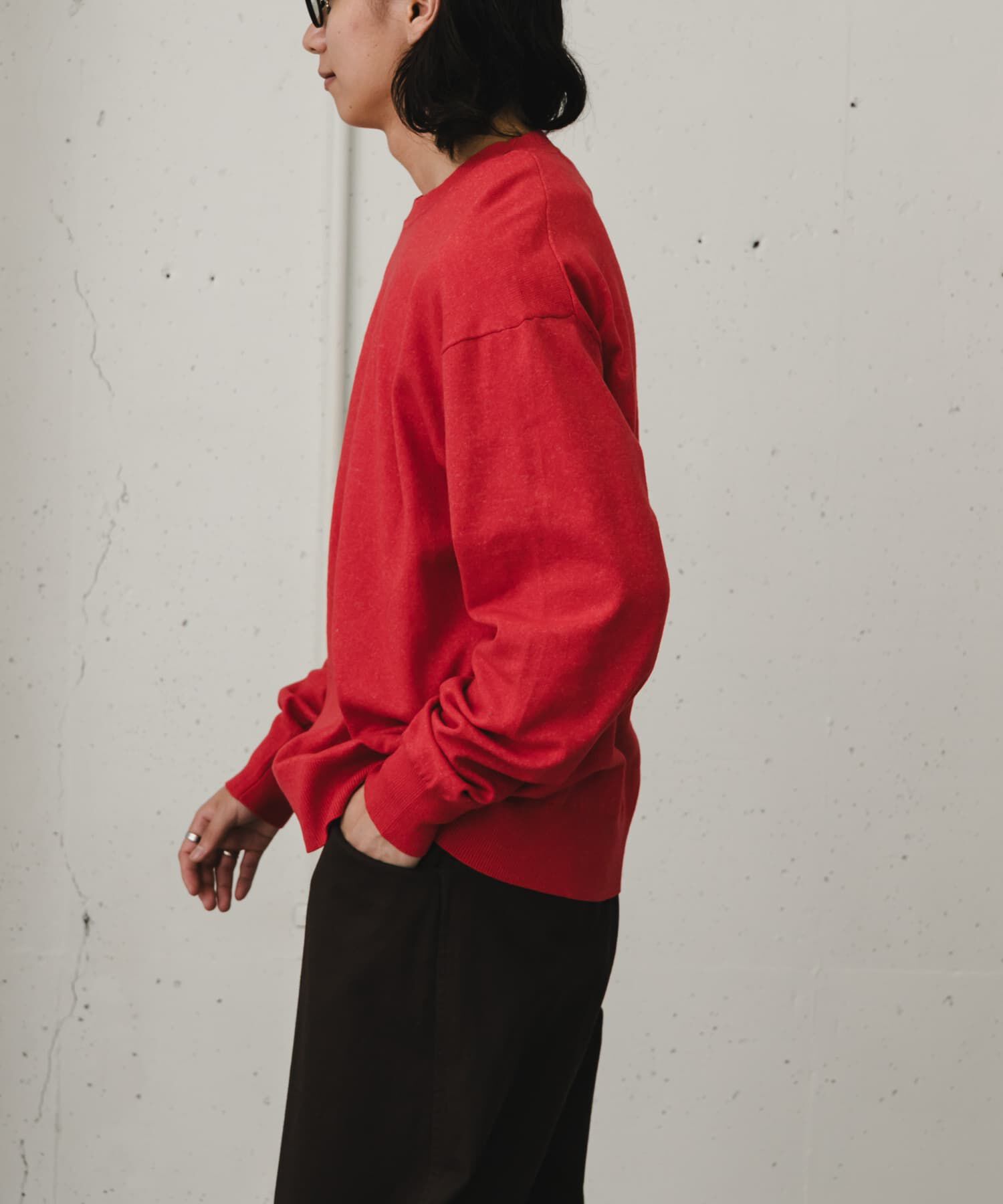 URBAN RESEARCH DOORS「FORK&SPOON　PROVORONE クルーネックニット」|ニット・セーター|