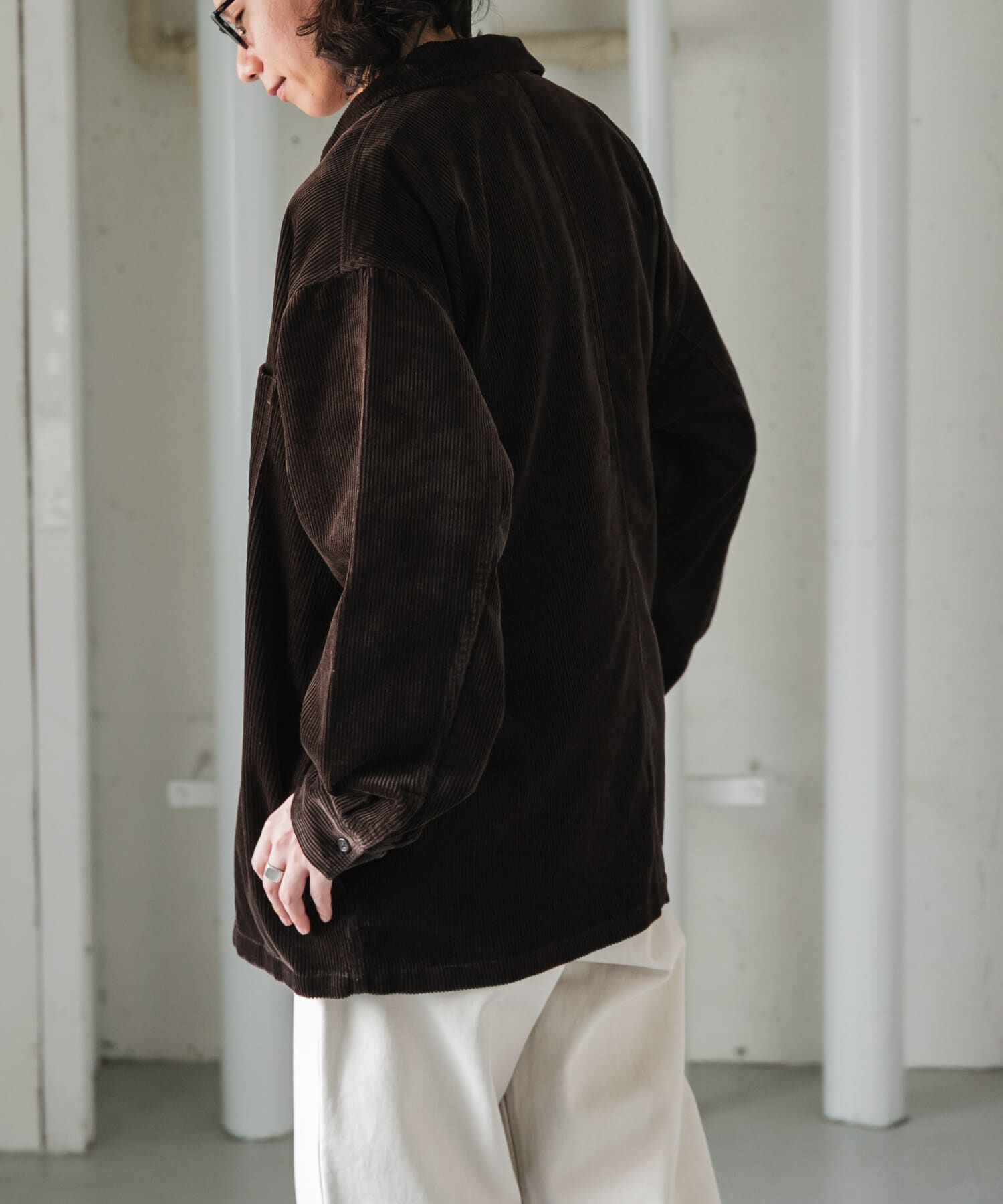 URBAN RESEARCH DOORS「FORK&SPOON　コーデュロイカバーオールジャケット」|その他|