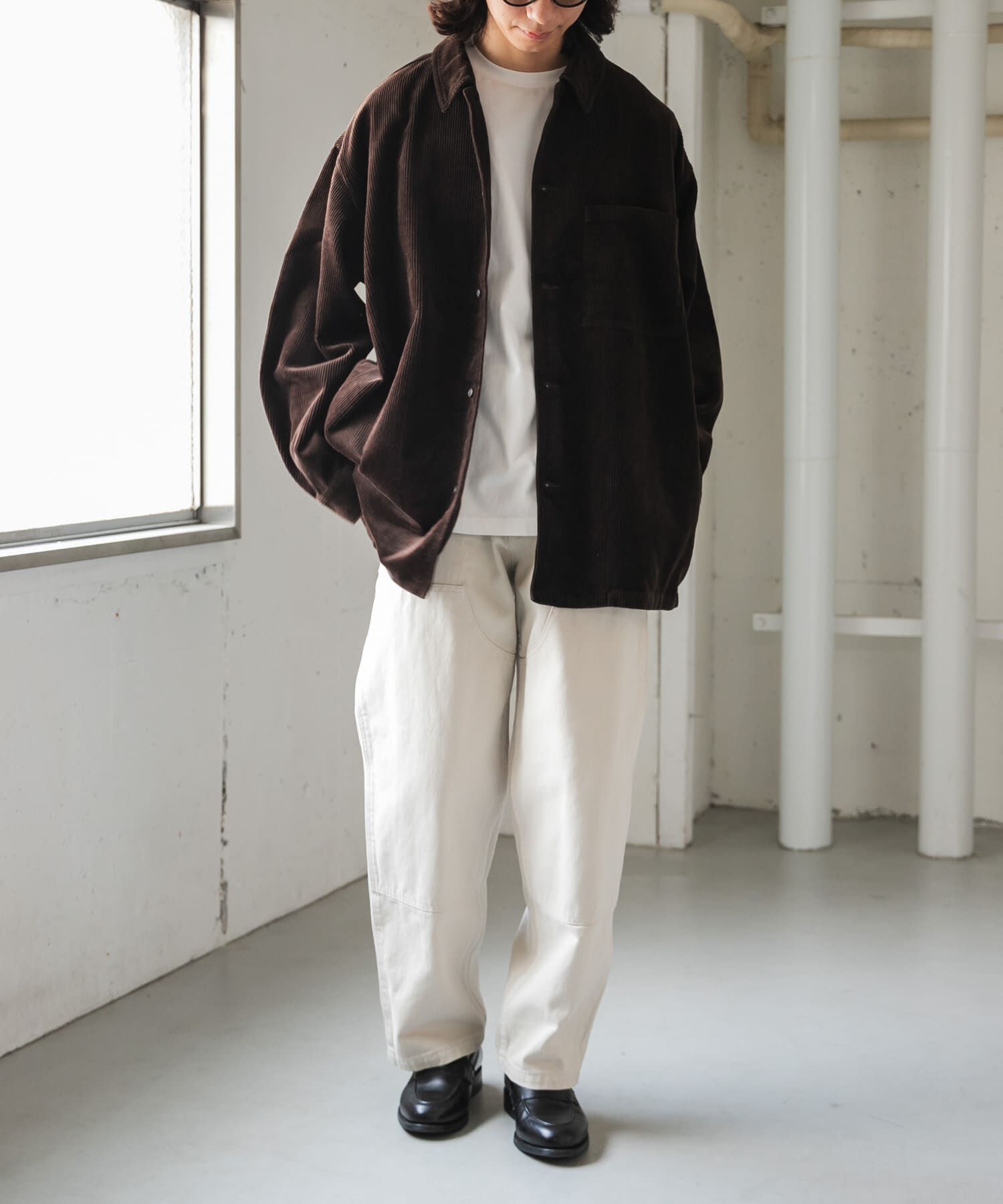 URBAN RESEARCH DOORS「FORK&SPOON　コーデュロイカバーオールジャケット」|その他|