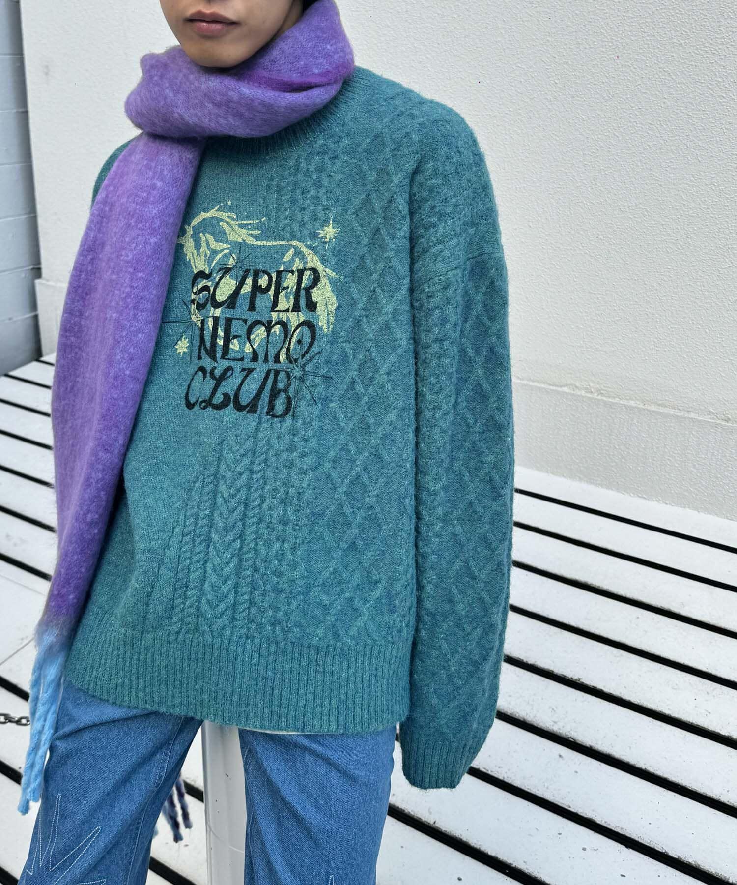 SENSE OF PLACE by URBAN RESEARCH「『別注』SHUHEI KOKI&times;SENSE OF PLACE　プリントニット」|ニット・セーター|