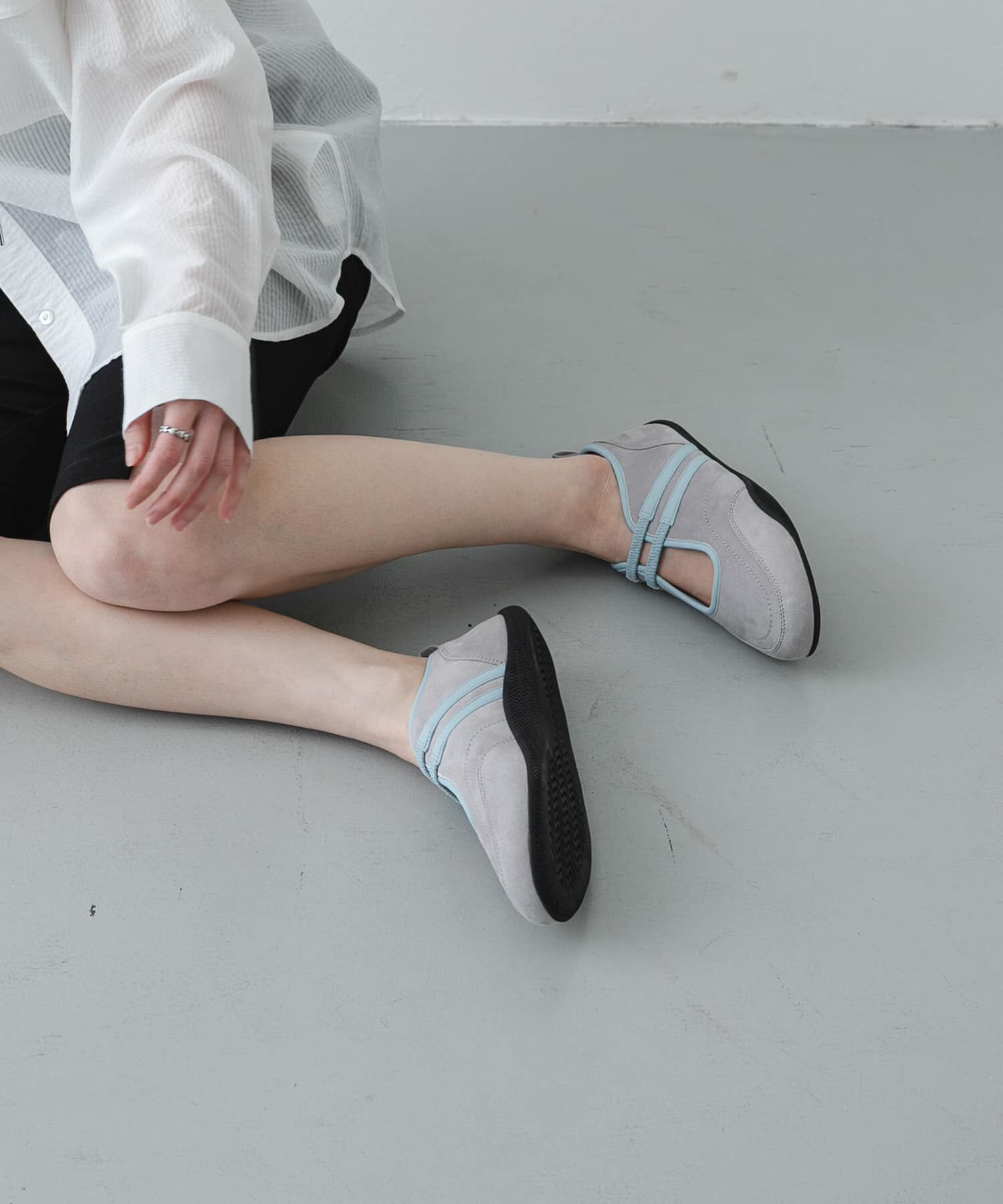 SENSE OF PLACE by URBAN RESEARCH「『軽量』フラットソールバレエスニーカー」|バレエシューズ|