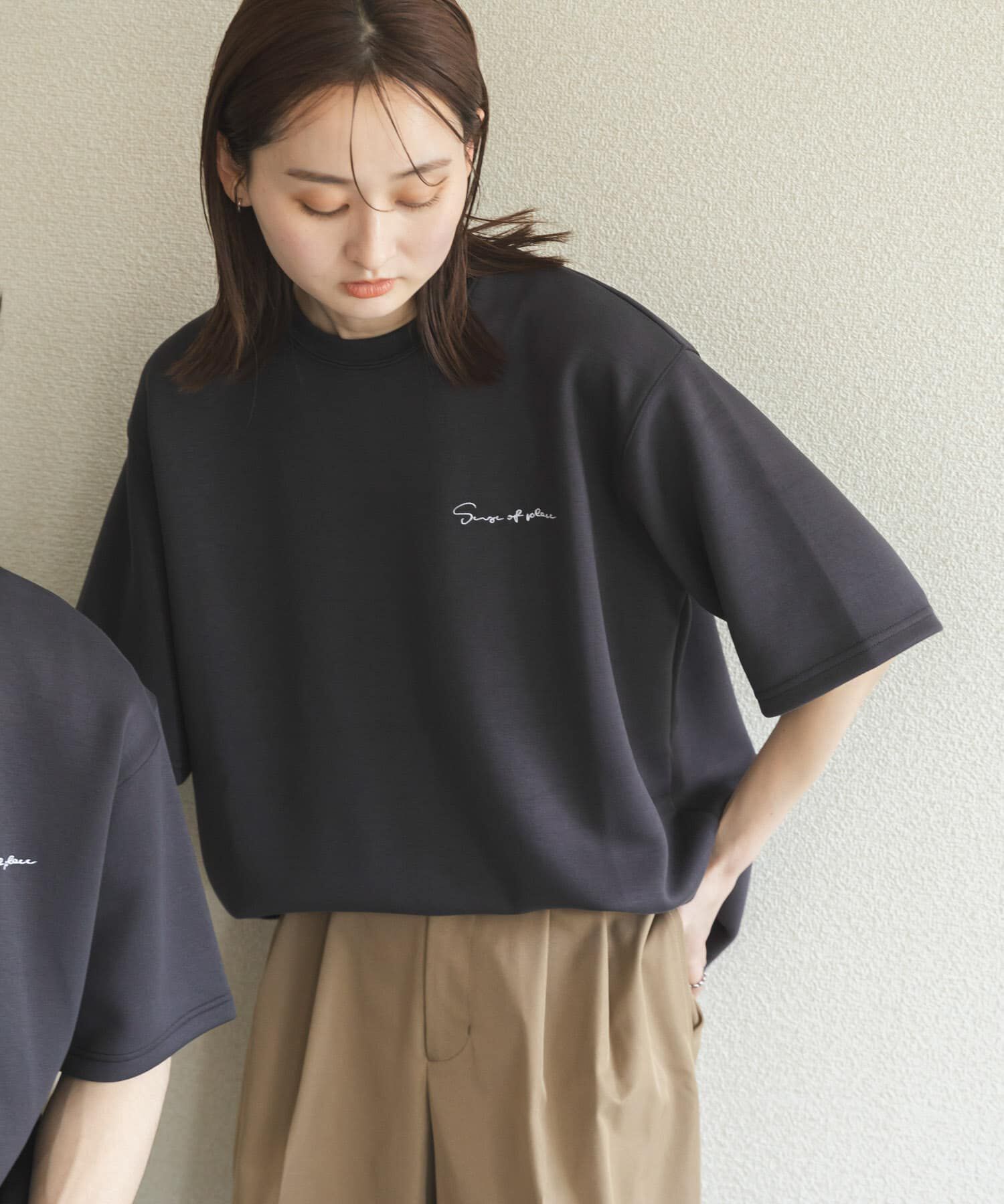 SENSE OF PLACE by URBAN RESEARCH「『一部WEB限定ｶﾗｰ』『接触冷感/速乾』ｼｼｭｳﾀﾞﾝﾎﾞｰﾙﾎﾟﾝﾁ」|Tシャツ・カットソー|