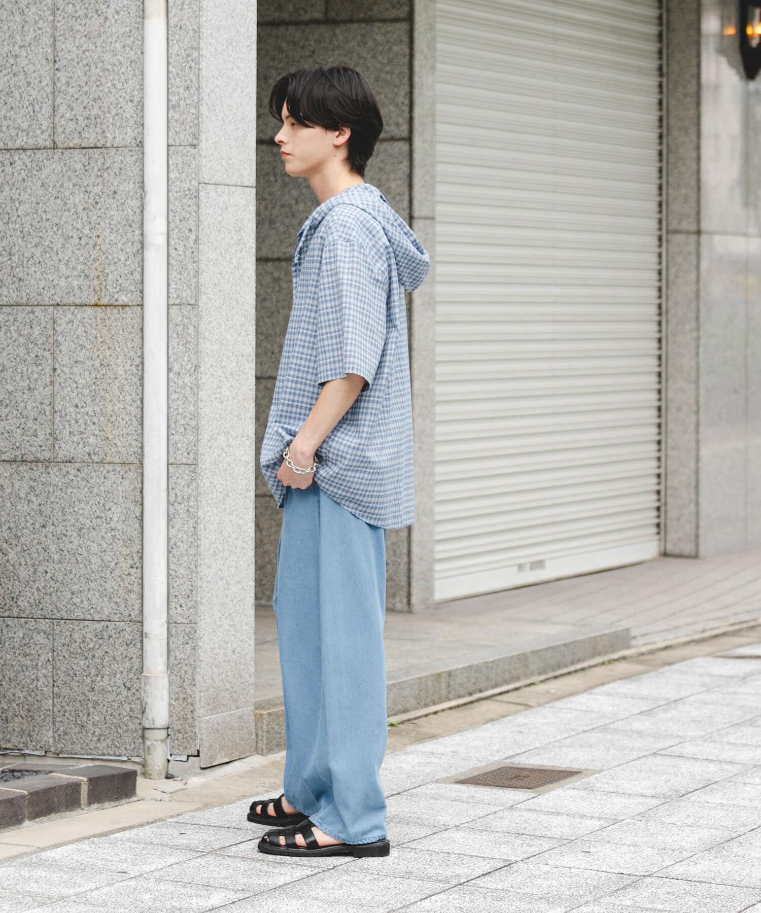 SENSE OF PLACE by URBAN RESEARCH「アソートバレルレッグデニムパンツ」|デニム|
