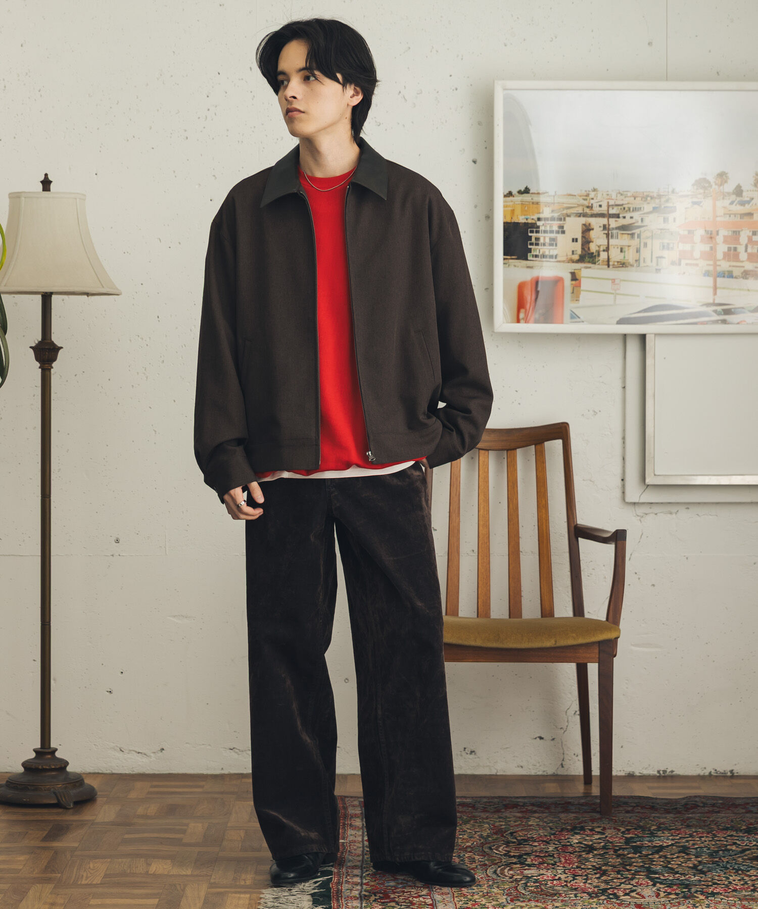 SENSE OF PLACE by URBAN RESEARCH「フロッキーワイドデニム」|デニム|