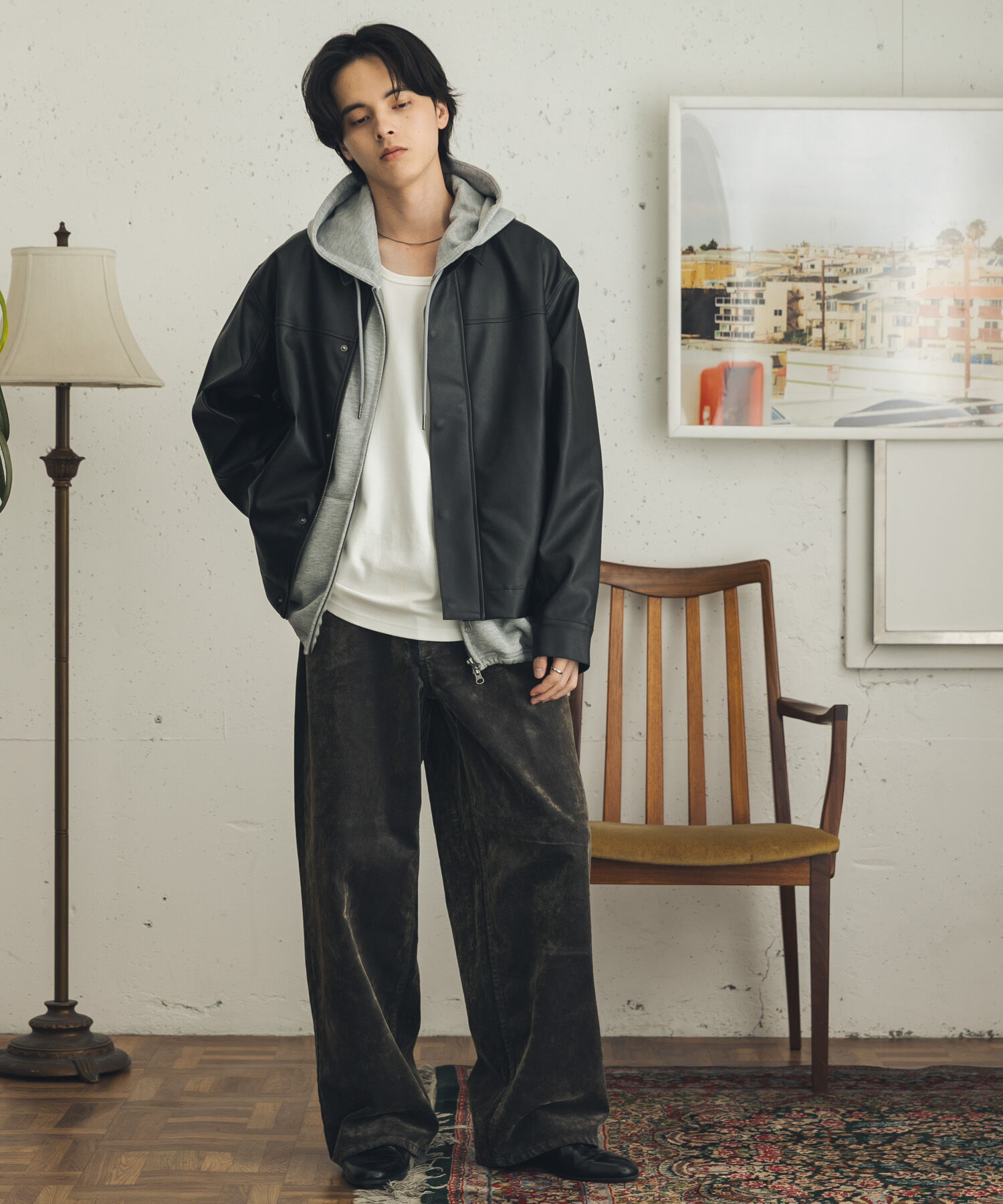 SENSE OF PLACE by URBAN RESEARCH「フロッキーワイドデニム」|デニム|