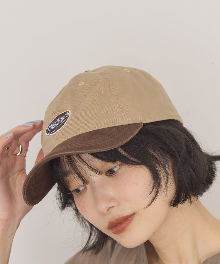 AMERICAN HOLIC「【UVカット】バイカラーピグメントキャップ」|その他|Beige