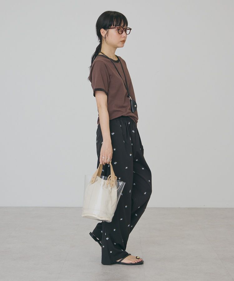 AMERICAN HOLIC「【抗菌防臭・吸水速乾】シアーベロアリンガーTシャツ」|Tシャツ・カットソー|