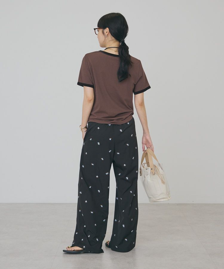 AMERICAN HOLIC「【抗菌防臭・吸水速乾】シアーベロアリンガーTシャツ」|Tシャツ・カットソー|