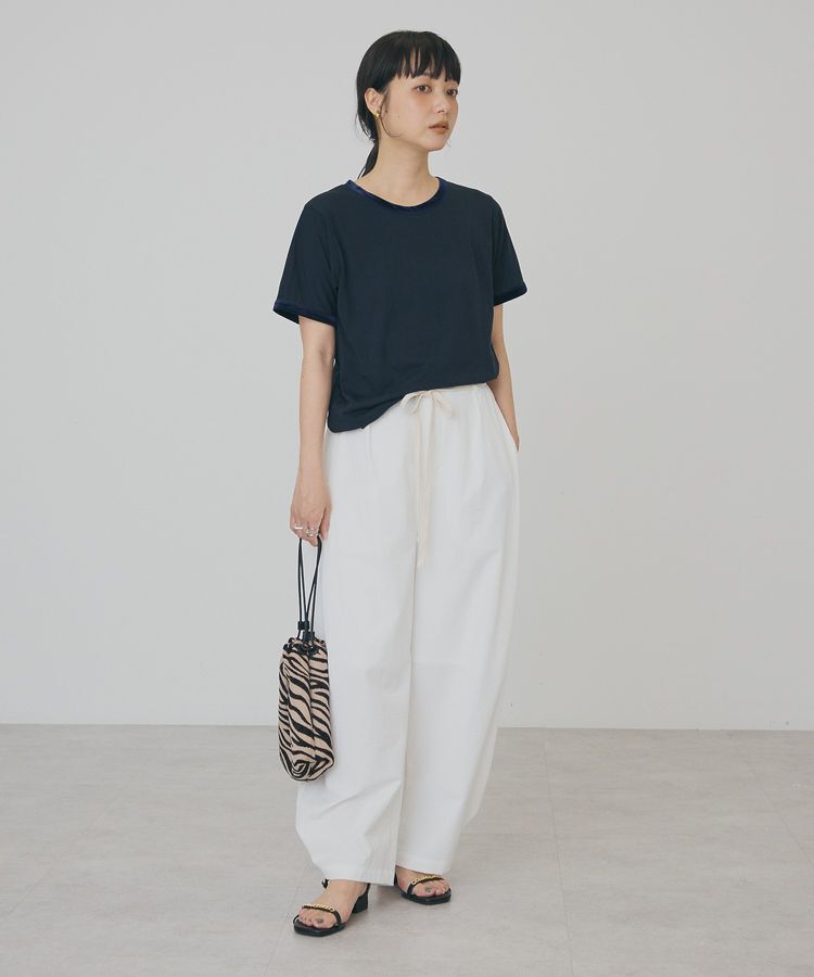AMERICAN HOLIC「【抗菌防臭・吸水速乾】シアーベロアリンガーTシャツ」|Tシャツ・カットソー|