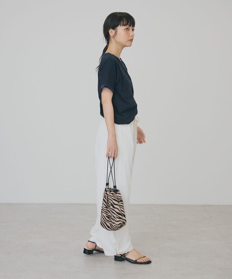 AMERICAN HOLIC「【抗菌防臭・吸水速乾】シアーベロアリンガーTシャツ」|Tシャツ・カットソー|