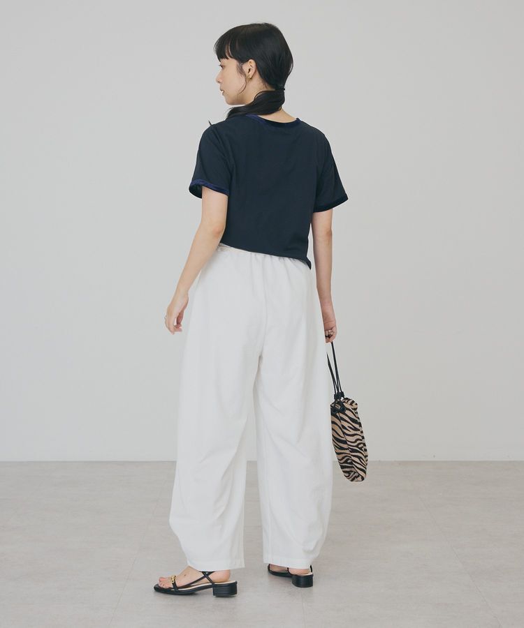 AMERICAN HOLIC「【抗菌防臭・吸水速乾】シアーベロアリンガーTシャツ」|Tシャツ・カットソー|