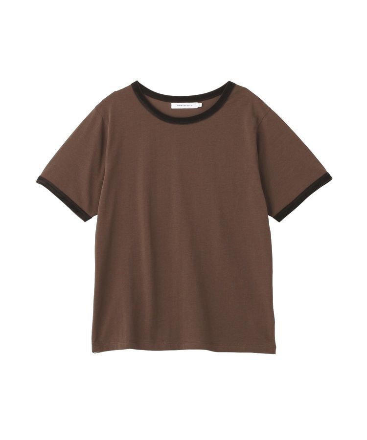 AMERICAN HOLIC「【抗菌防臭・吸水速乾】シアーベロアリンガーTシャツ」|Tシャツ・カットソー|