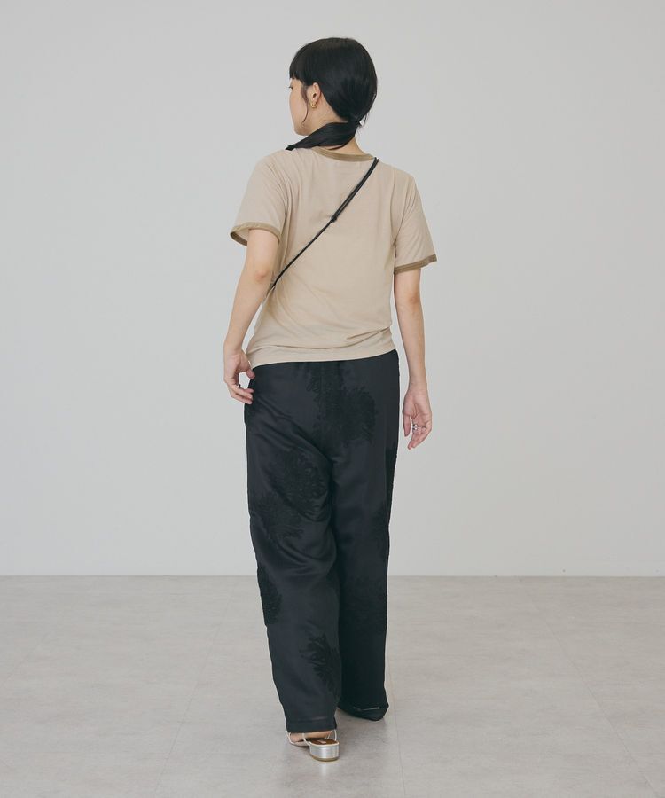 AMERICAN HOLIC「【抗菌防臭・吸水速乾】シアーベロアリンガーTシャツ」|Tシャツ・カットソー|