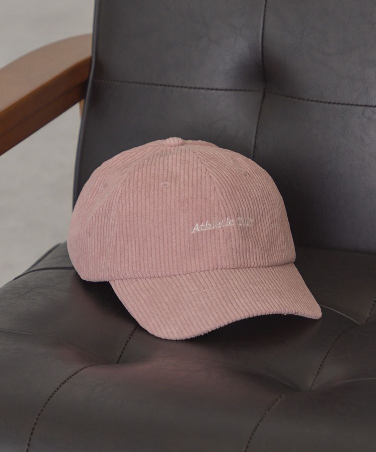 AMERICAN HOLIC「コーデュロイロゴキャップ」|その他|Pink