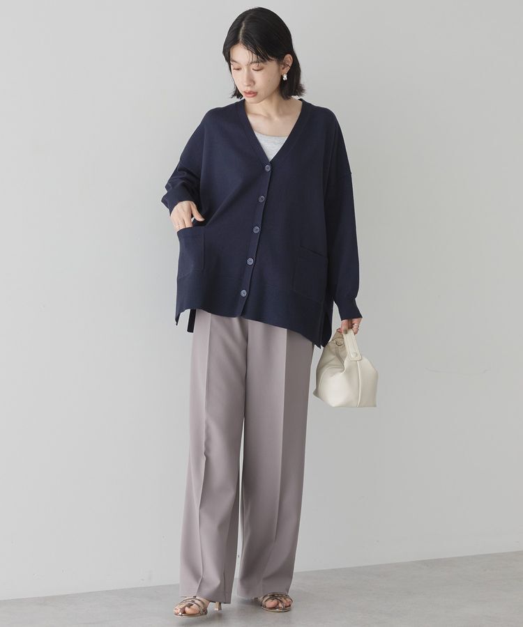 AMERICAN HOLIC「【WEB限定】バイパチVネックルーズカーディガン」|カーディガン|