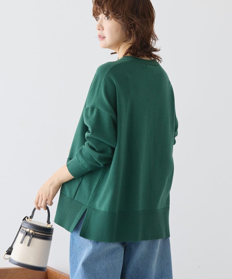 AMERICAN HOLIC「【WEB限定】バイパチVネックルーズカーディガン」|カーディガン|