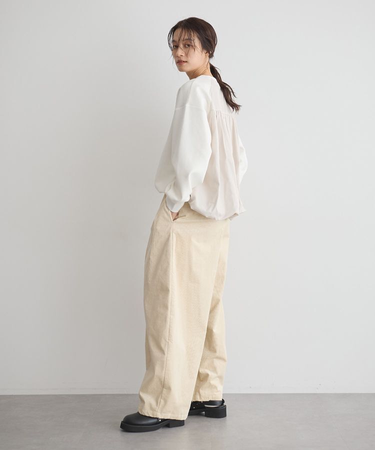 GARAGE OF GOOD CLOTHING「異素材MIX裾ドロストプルオーバー」|Tシャツ・カットソー|