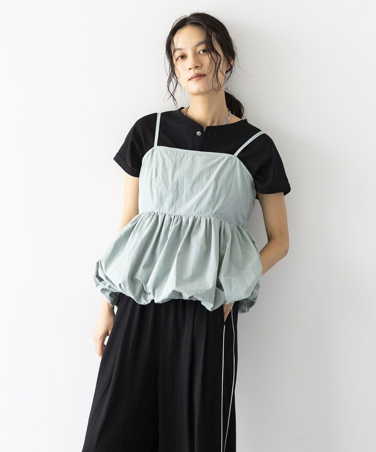 GARAGE OF GOOD CLOTHING「【日本製】シアーワッフルヘンリーネックトップス」|Tシャツ・カットソー|