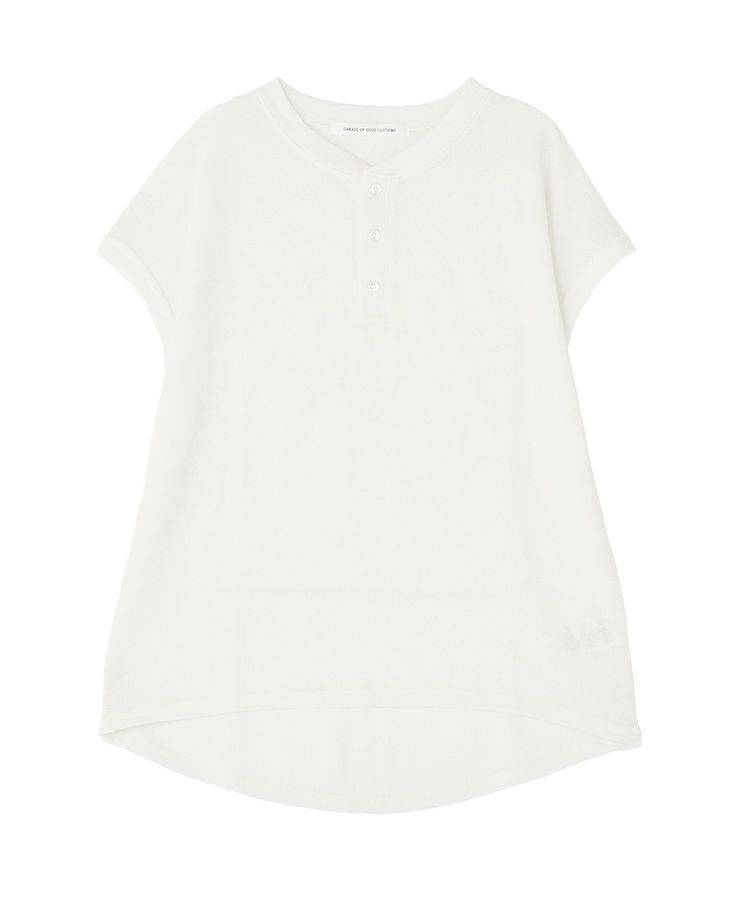 GARAGE OF GOOD CLOTHING「【日本製】シアーワッフルヘンリーネックトップス」|Tシャツ・カットソー|