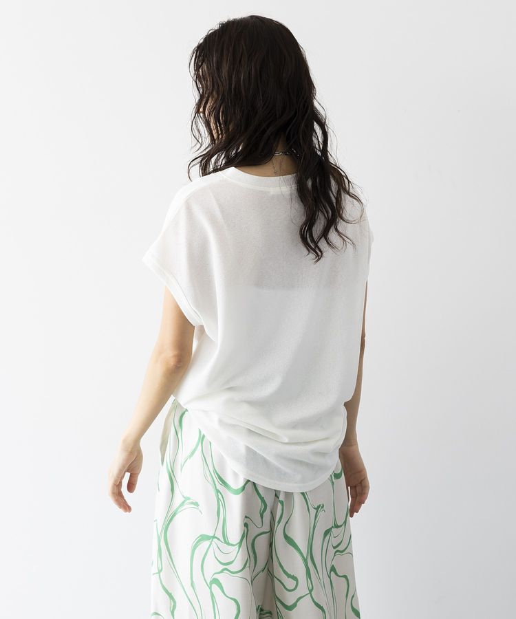 GARAGE OF GOOD CLOTHING「【日本製】シアーワッフルヘンリーネックトップス」|Tシャツ・カットソー|