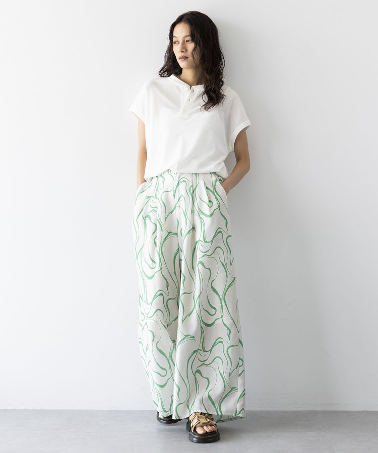 GARAGE OF GOOD CLOTHING「【日本製】シアーワッフルヘンリーネックトップス」|Tシャツ・カットソー|