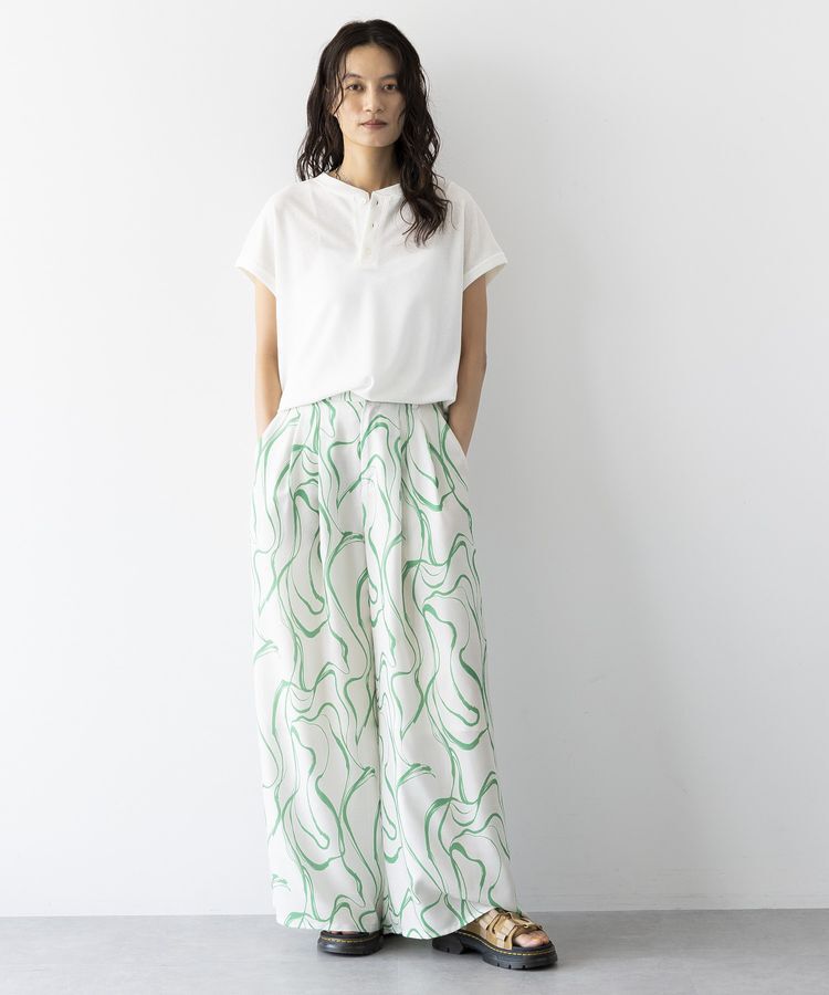 GARAGE OF GOOD CLOTHING「【日本製】シアーワッフルヘンリーネックトップス」|Tシャツ・カットソー|