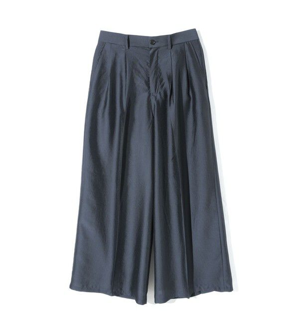 MIDIUMISOLID「MIDIUMISOLID Men&rsquo;s シアーストレートスラックス」|その他|ネイビー