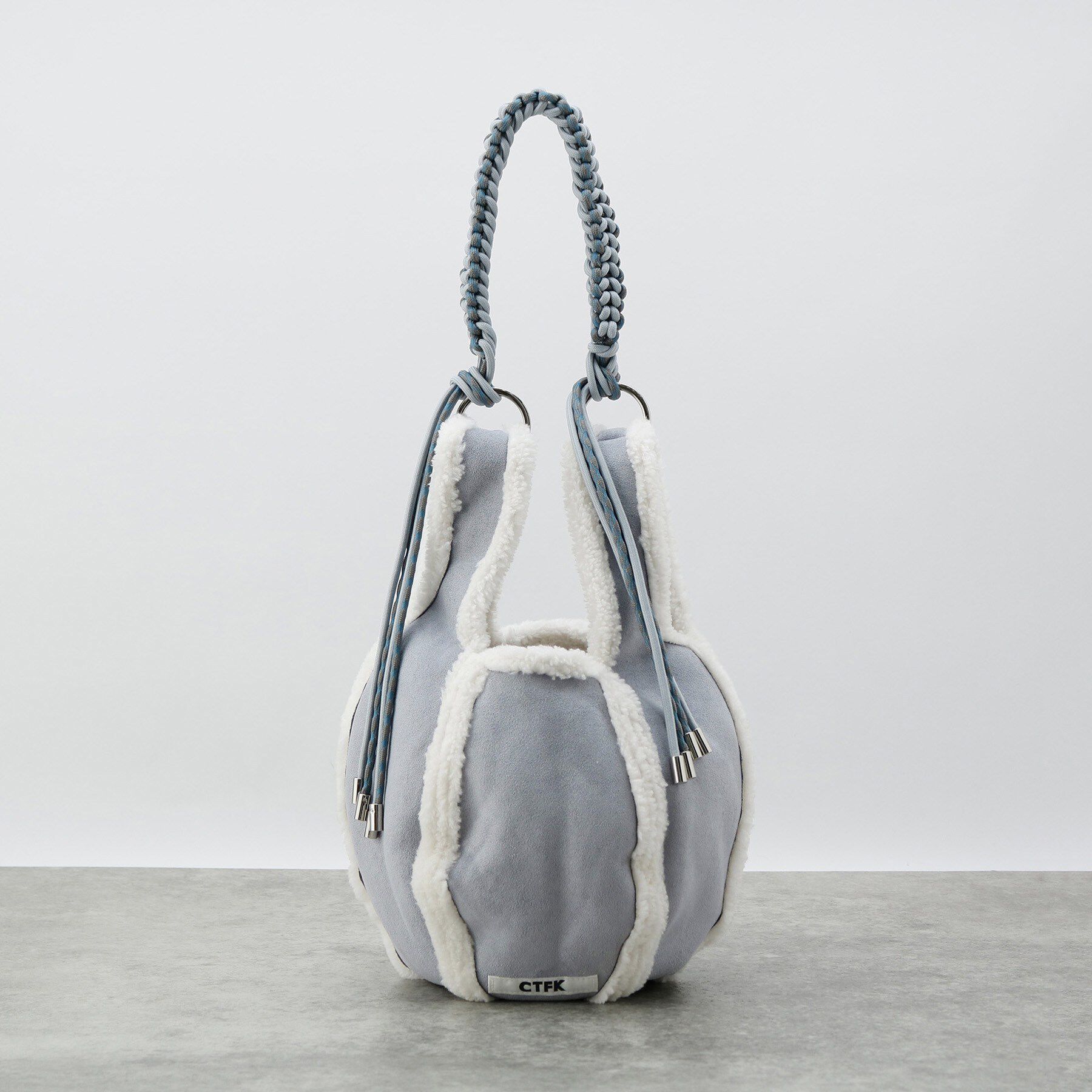 GALLEST「【CTFK】ムートン風ボールバッグ」|ハンドバッグ|サックスブルー(09