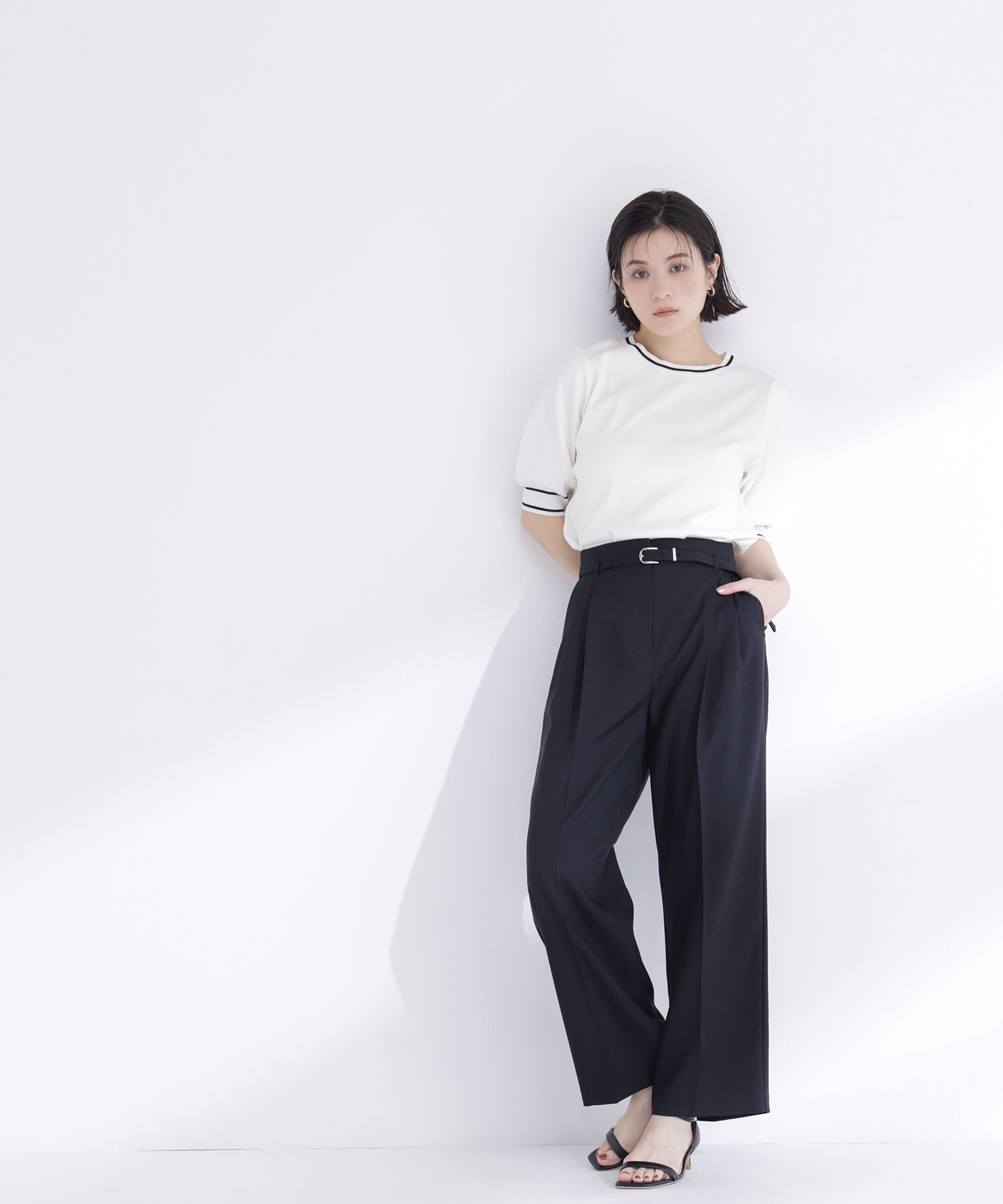  「〈ちょうど、いい服〉はいたら沼！美脚ワイドパンツ」|その他|ブラック