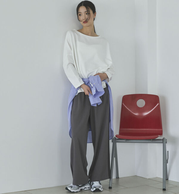Doux archives「ＵＶ加工・吸水速乾ドルマン長袖プルオーバー」|Tシャツ・カットソー|