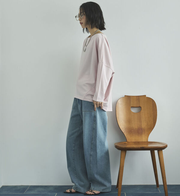 Doux archives「ＵＶ加工・吸水速乾ドルマン長袖プルオーバー」|Tシャツ・カットソー|