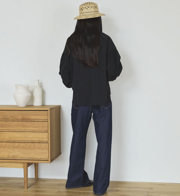 Doux archives「【接触冷感／イージーケア】タックデザイントップス」|Tシャツ・カットソー|