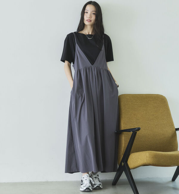Doux archives「【吸湿透気】ボートネック半袖プルオーバー」|Tシャツ・カットソー|