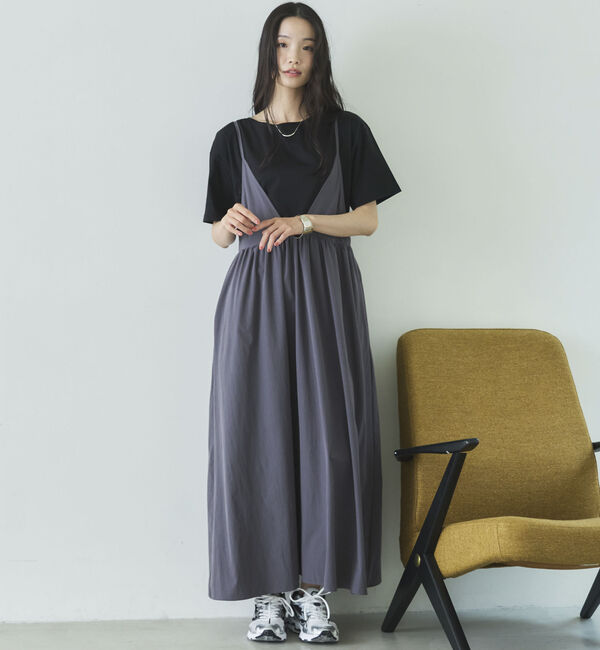 Doux archives「【吸湿透気】ボートネック半袖プルオーバー」|Tシャツ・カットソー|