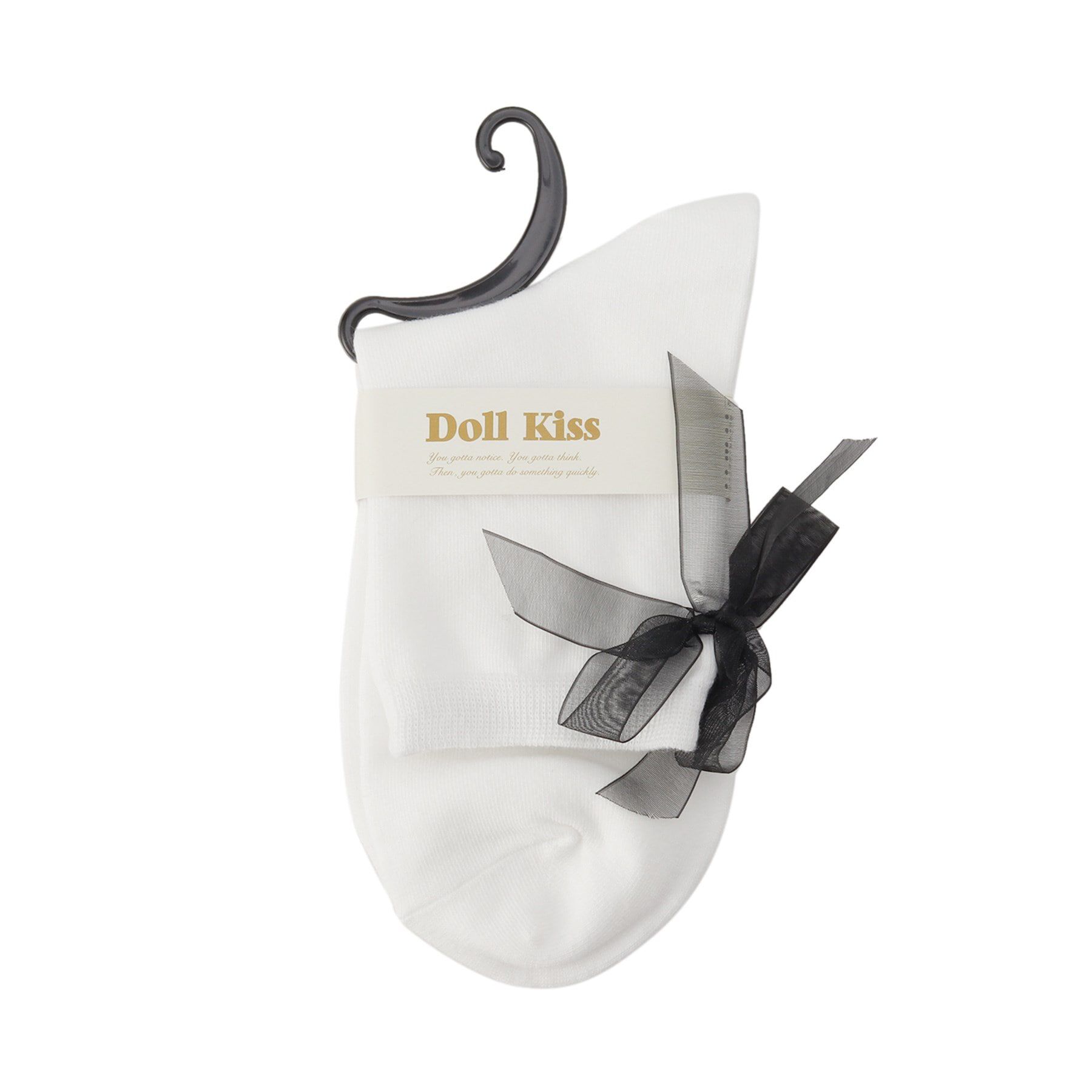 Doll Kiss「オーガンジーリボンクルーソックス　靴下」|ソックス|