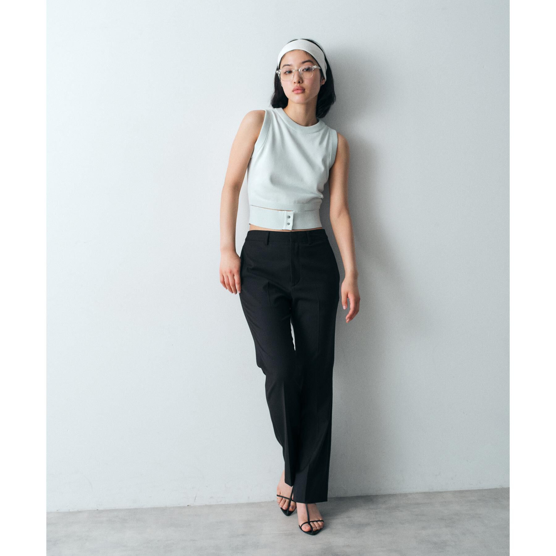 CODE A「gabardine semi flare pants」|その他|
