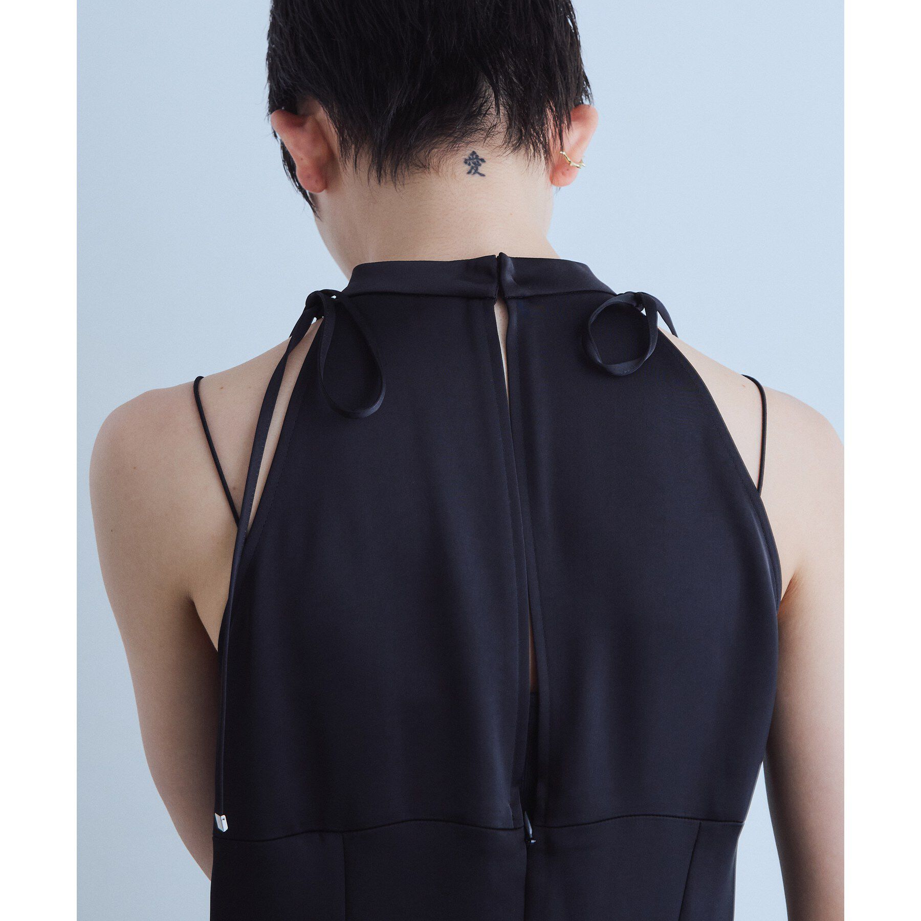 CODE A「ribbon satin dress」|ワンピース|