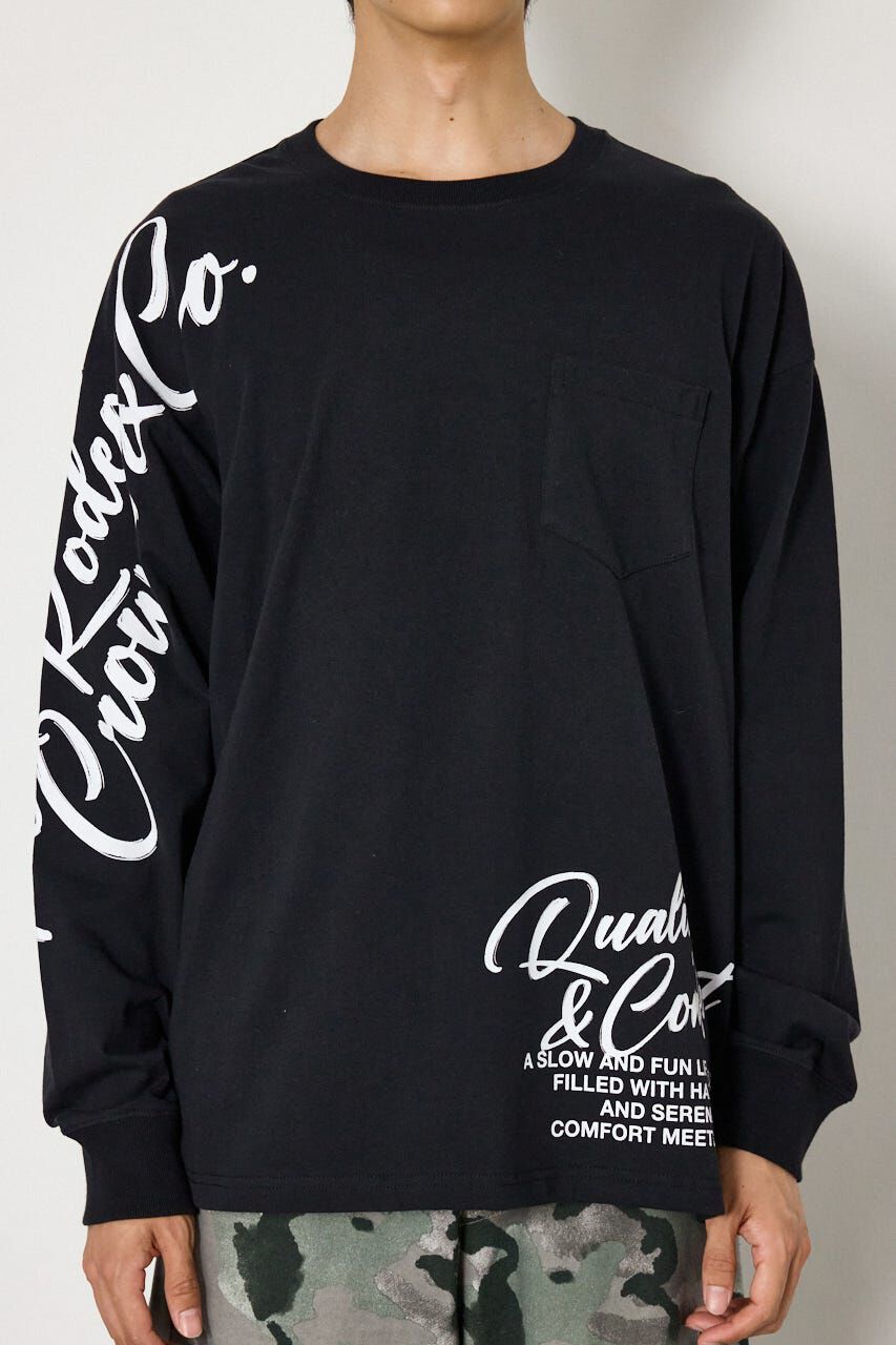 RODEO CROWNS「ショルダーロゴ長袖Tシャツ」|Tシャツ・カットソー|
