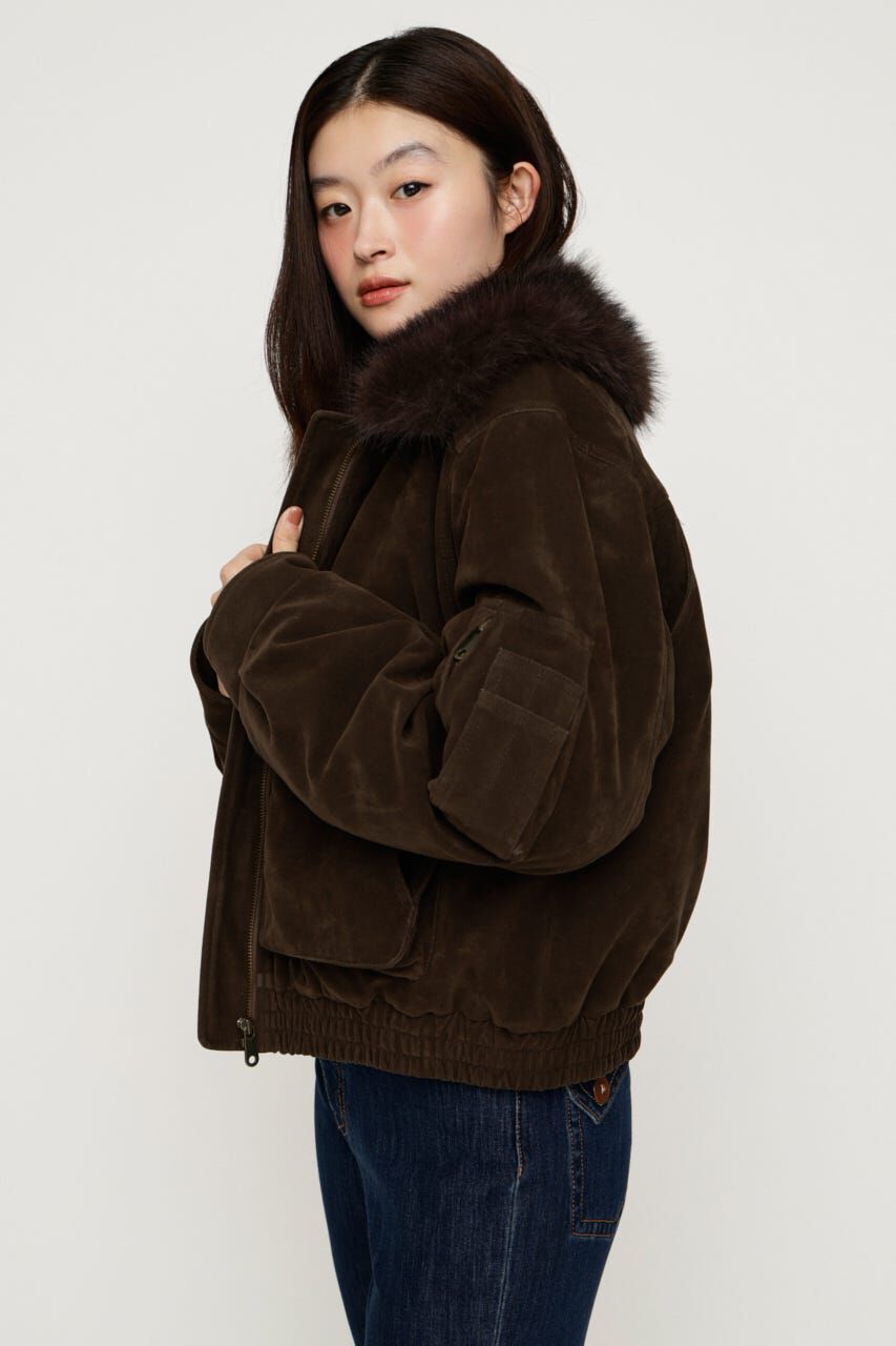 SLY「WASHED PUFFER SHORT ブルゾン」|ブルゾン・スタジャン|